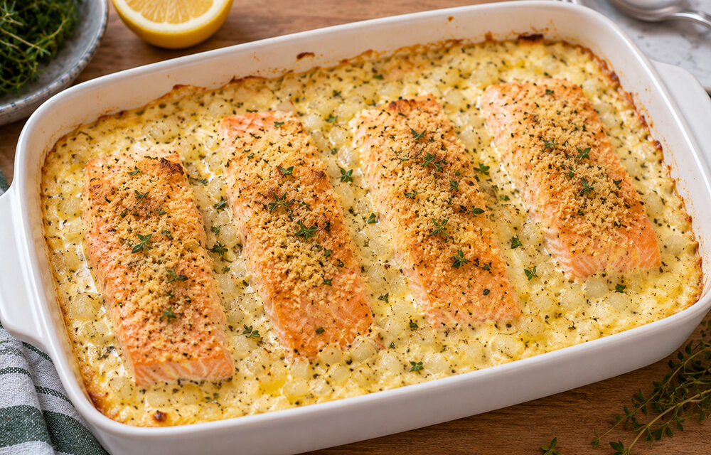 Rezept-Tipp: Lachsgratin