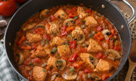 Lachsgulasch