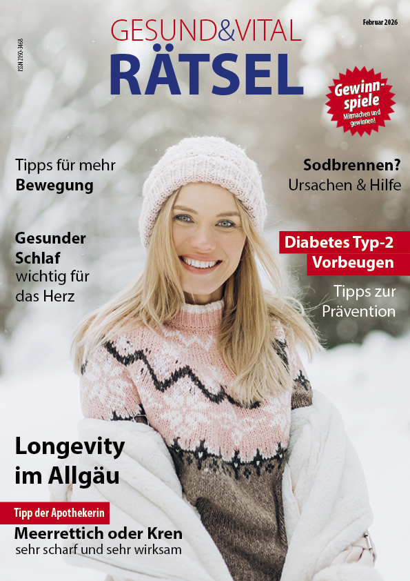 TibI_02_26_48_Seiten_GuVRÄTSEL_Februar Februar Ausgabe GESUND&VITAL RÄTSEL