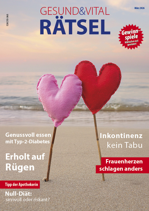 Tibi_48_Seiten_GuVRÄTSEL_März März Ausgabe GESUND&VITAL RÄTSEL